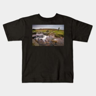 Windy Post Cross, Grimstone and Sortridge Leat, Dartmoor National Park, Devon Kids T-Shirt